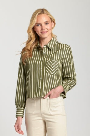 Sweet Striped Blouse
