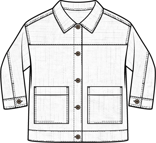 Vista Washed Cotton Beach Jacket