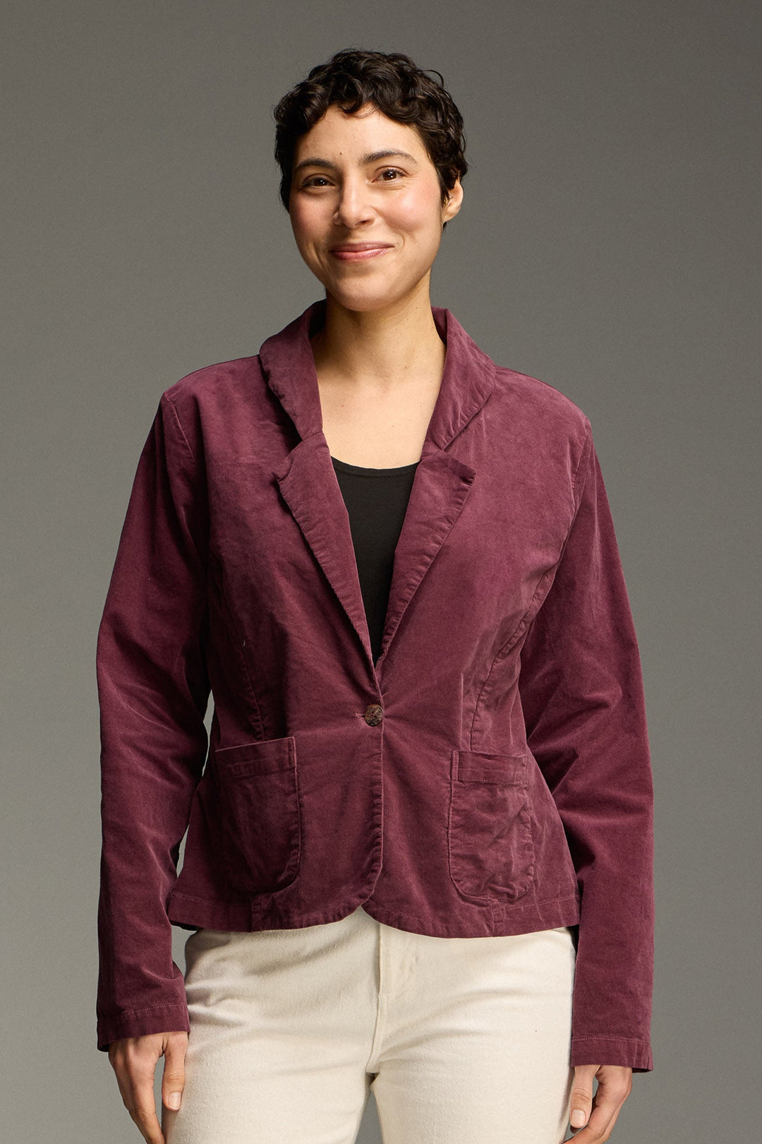Button Blazer - Mini Cord