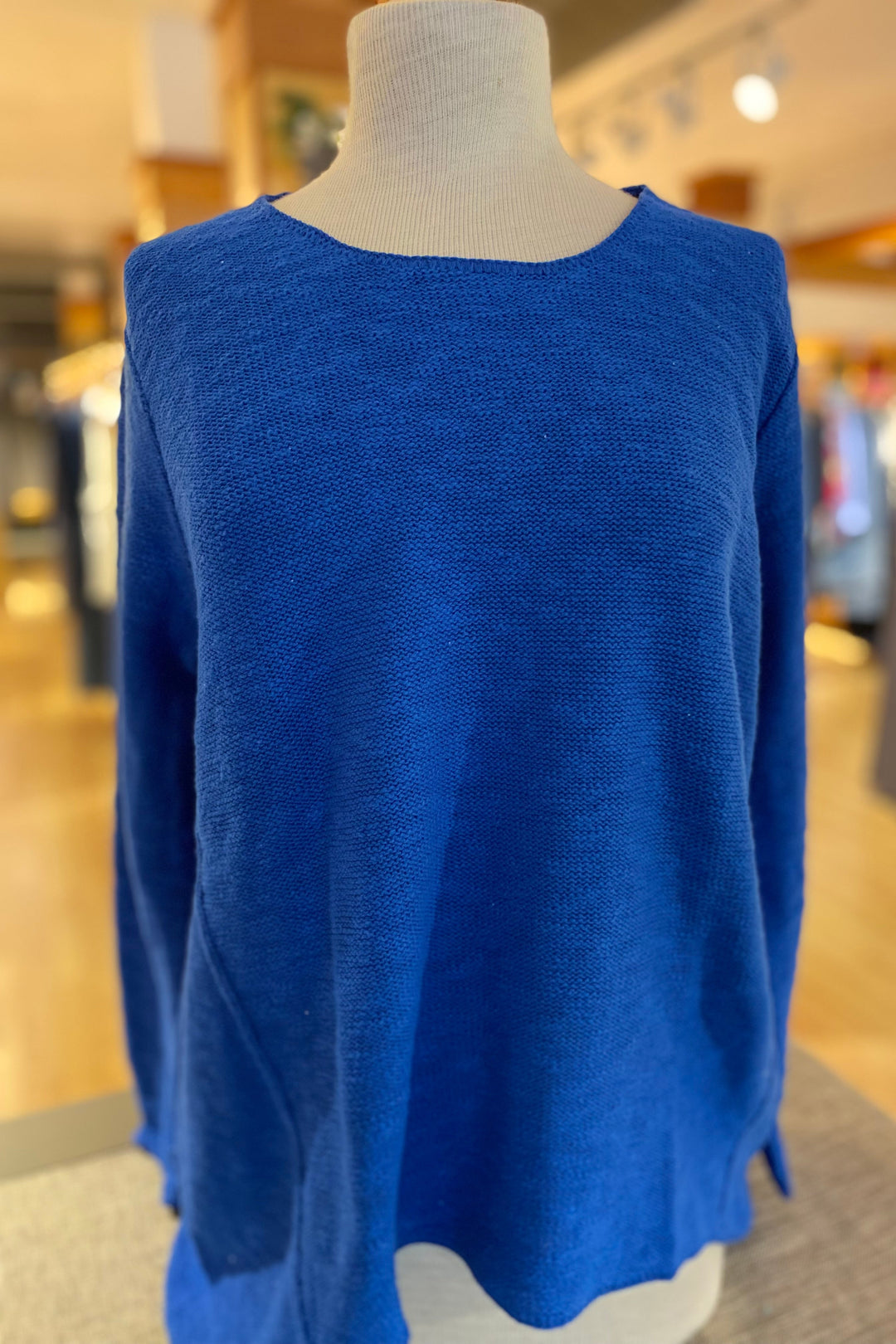 The Ultimate Cotton Sweater - Hi Low Slub Crew