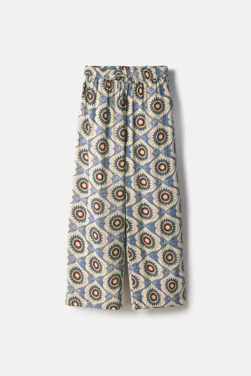 Geometric Pattern Trousers
