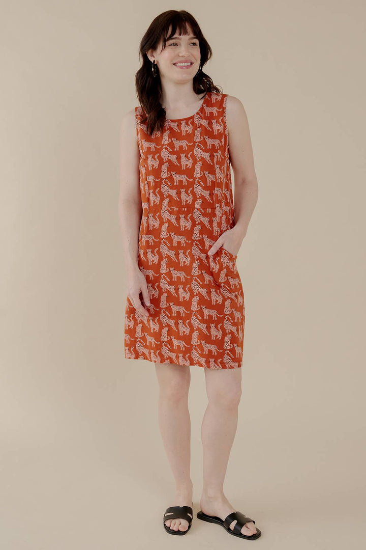 Evanston Dress Leopard Sienna