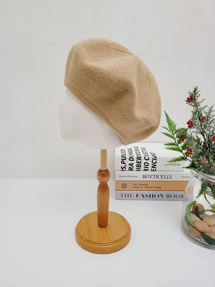 100%  Solid Wool French Beret