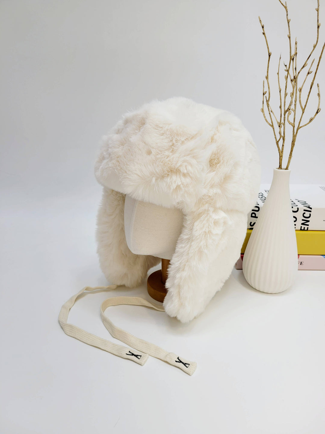 Faux Fur Trapper Hat with Ear Flap