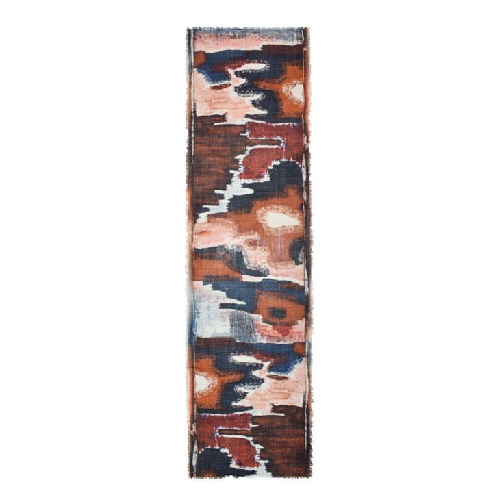 Nairobi Abstract Matty Wool Scarf