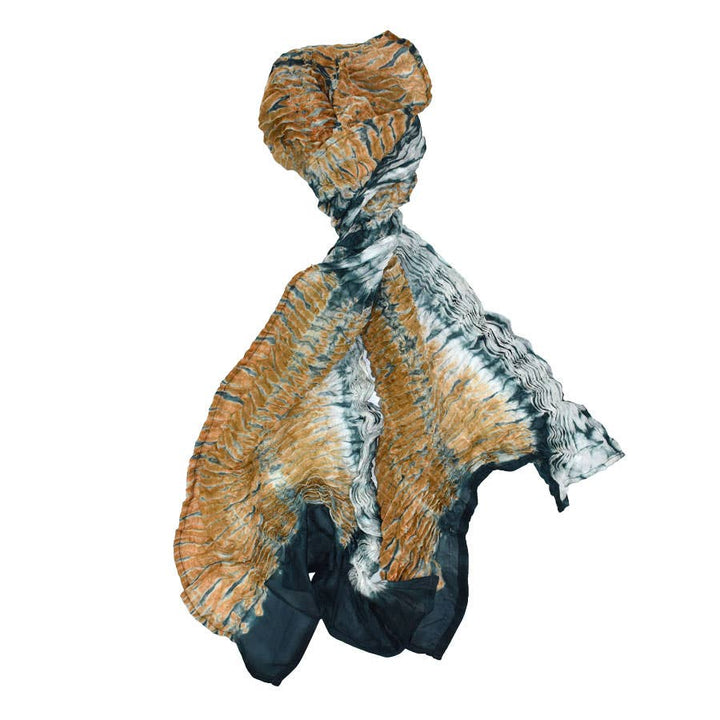 Sivek Shibori Silk Scarf
