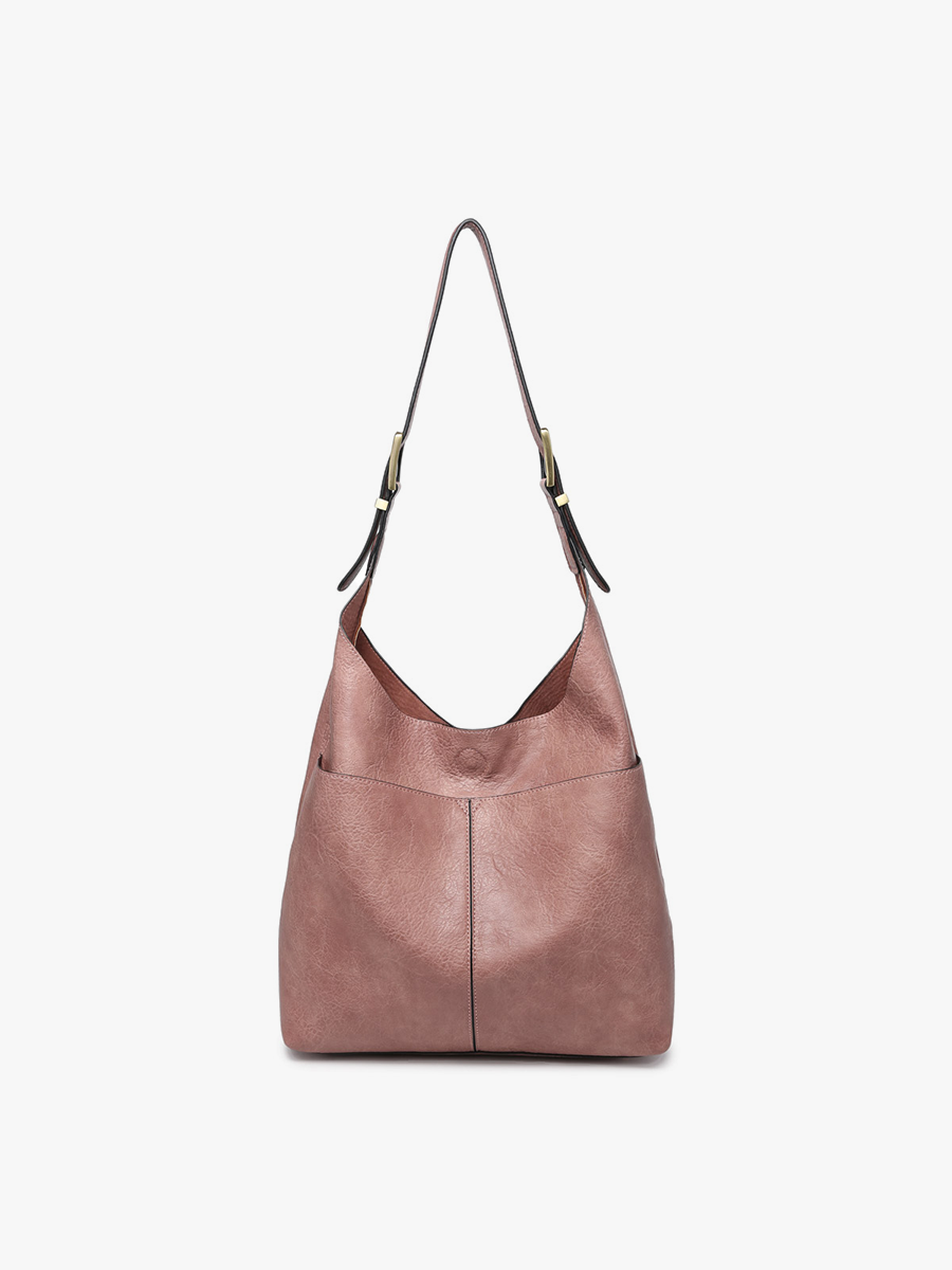 Ida Slouchy Hobo Bag w/ Adjustable Strap