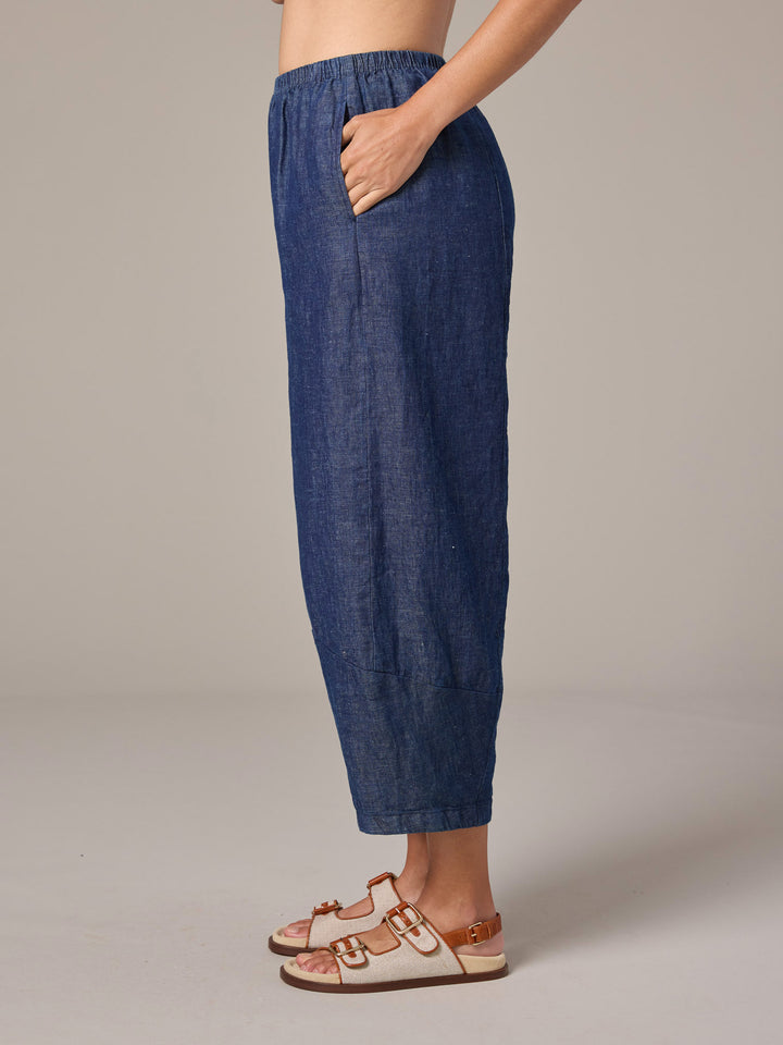 Flax Linen Lantern Pant