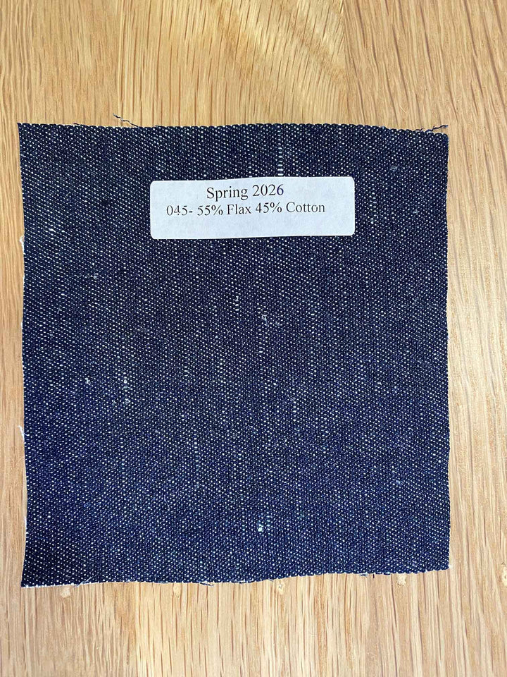 Easy Crop Flax Linen Top