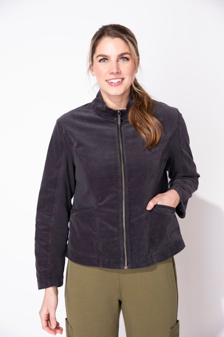 Cord Mix Media Jacket