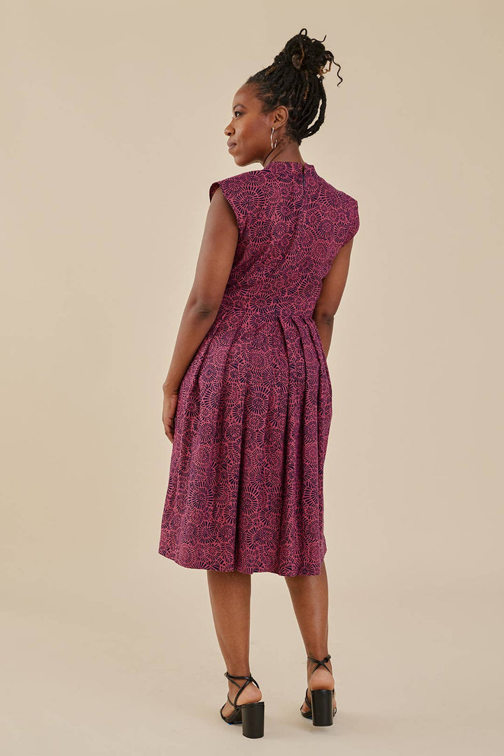 Lucille Dress Soft Fuschia Rays