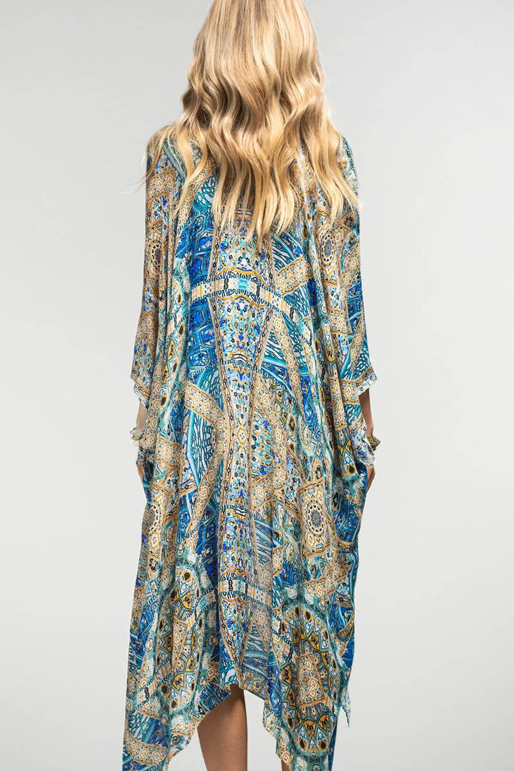 Moroccan Print Kimono