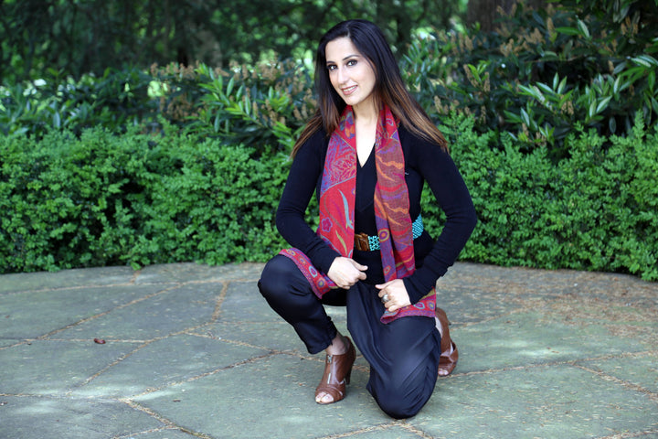 Neck scarf ~ Fuchsia