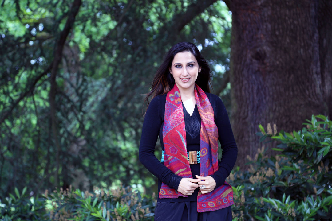 Neck scarf ~ Fuchsia