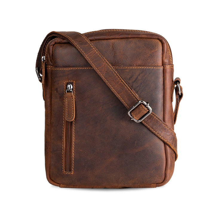 Dallas Leather Shoulder Bag - Unisex