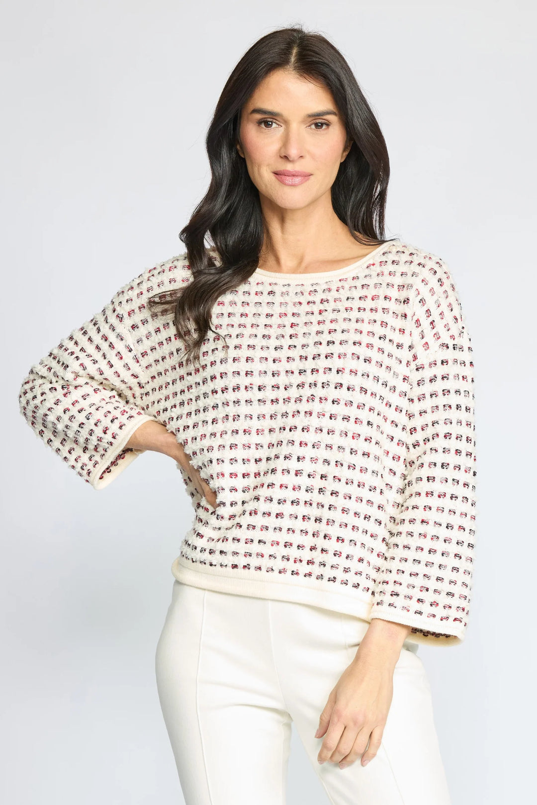 Velura Knit Lustre Pullover