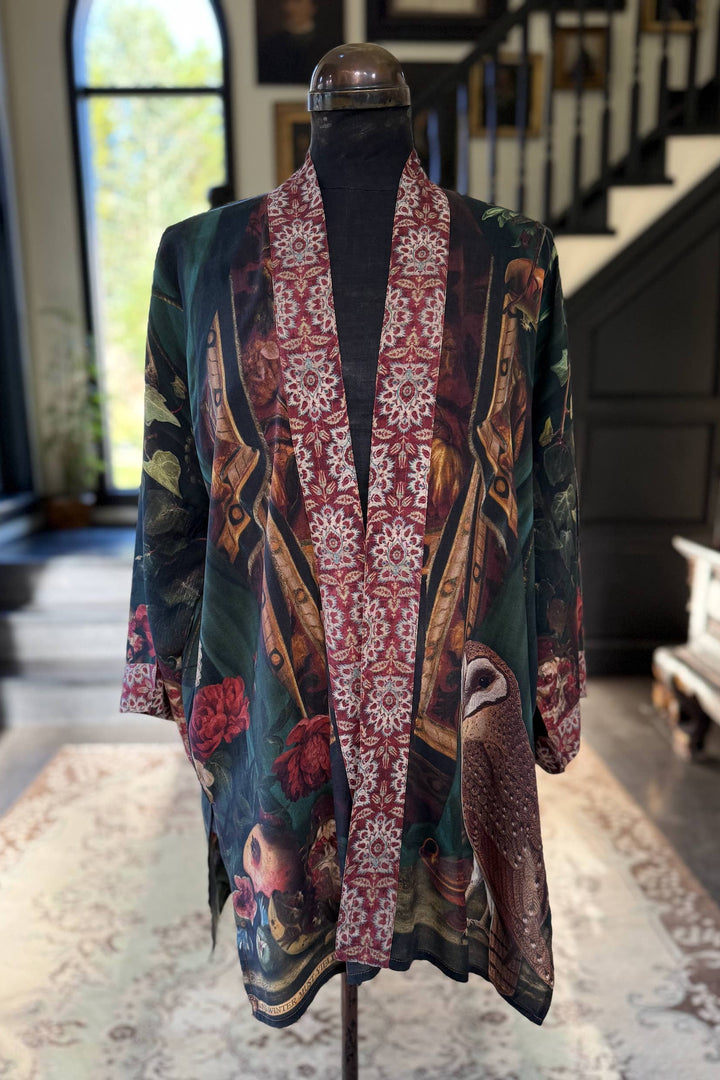 Solstice Matineé (mid-length) duster ft Persephone & Moon