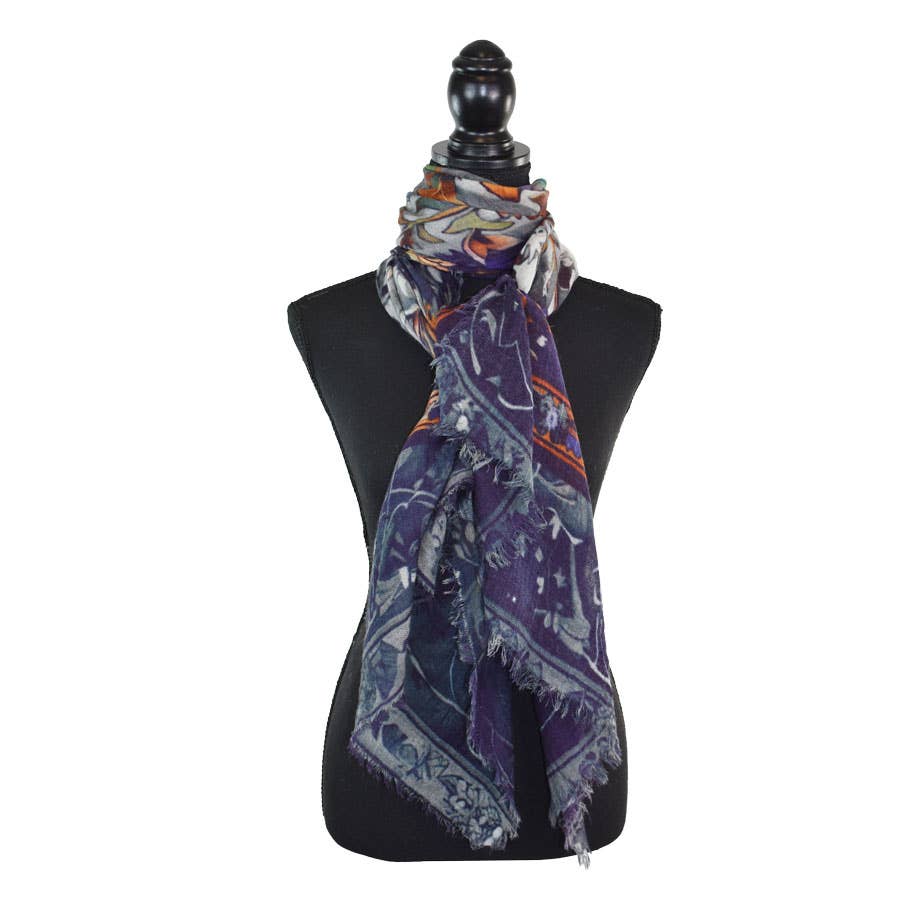 Matilda Vintage-Inspired Floral Scarf
