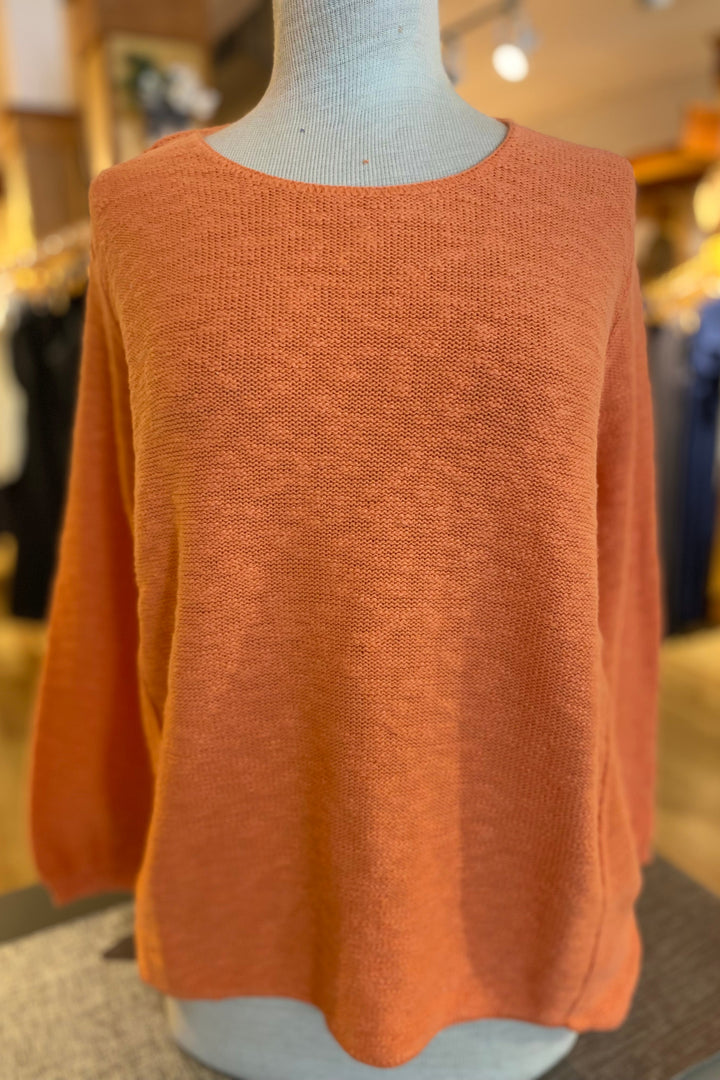 The Ultimate Cotton Sweater - Hi Low Slub Crew