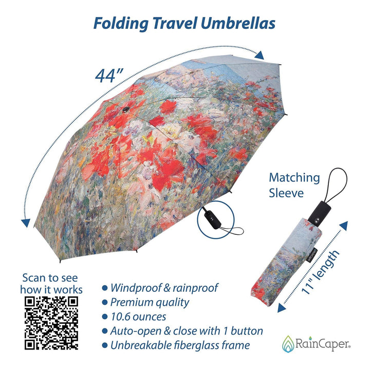 Hassam "Celia's Garden" – Compact, One-Touch Open & Close