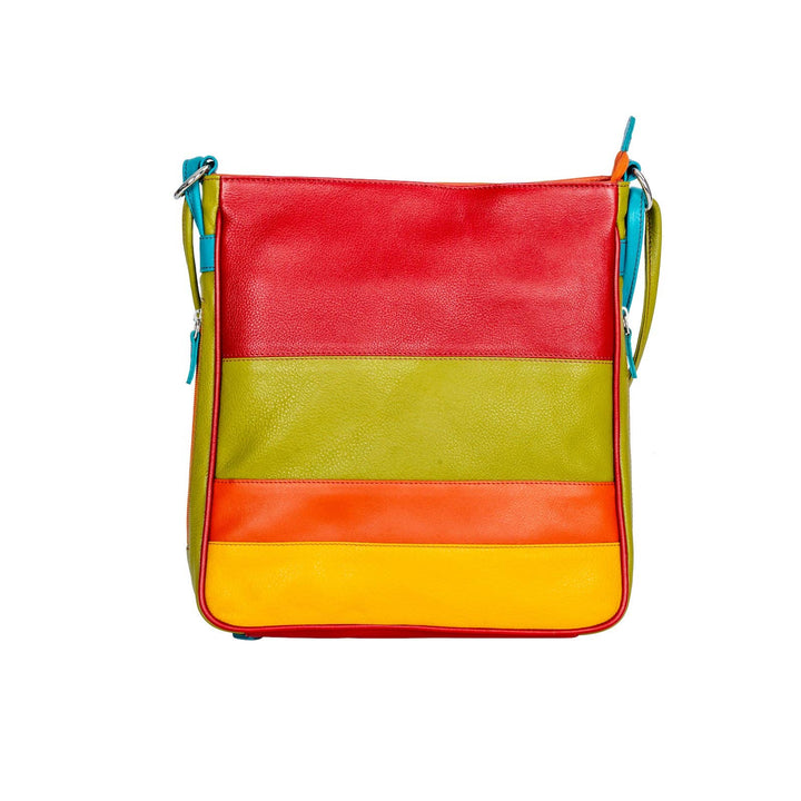 Leather Multi-Color Women's Backpack Mae