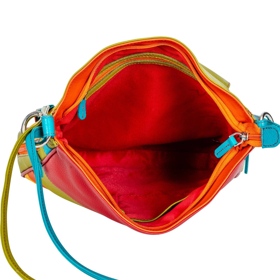 Leather Multi-Color Women's Backpack Mae