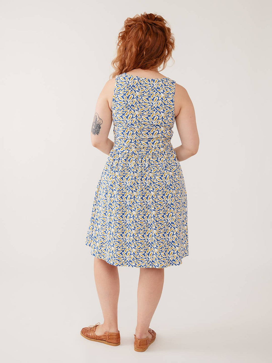 Asheville Dress Fern Beats Blue