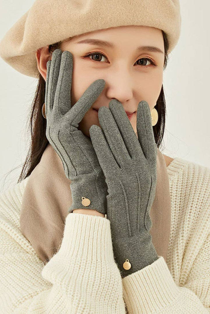 Gloving - Autumn Winter Fleece-Lined Warm Gloves