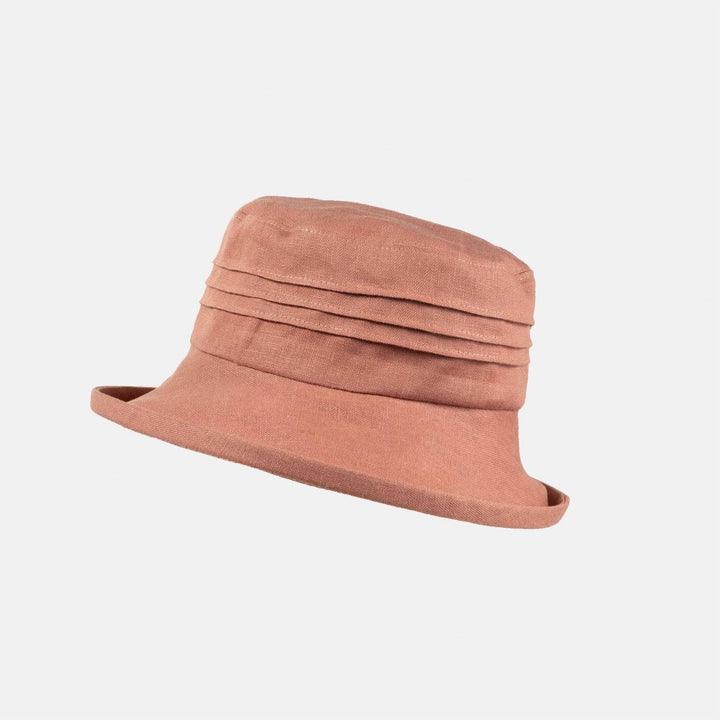 Small Brim, Packable Linen Sun Hat