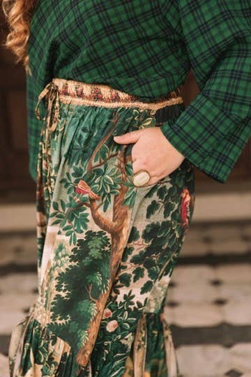 Wildheart Atelier Skirt w/ Pockets, Tassles & Unicorn