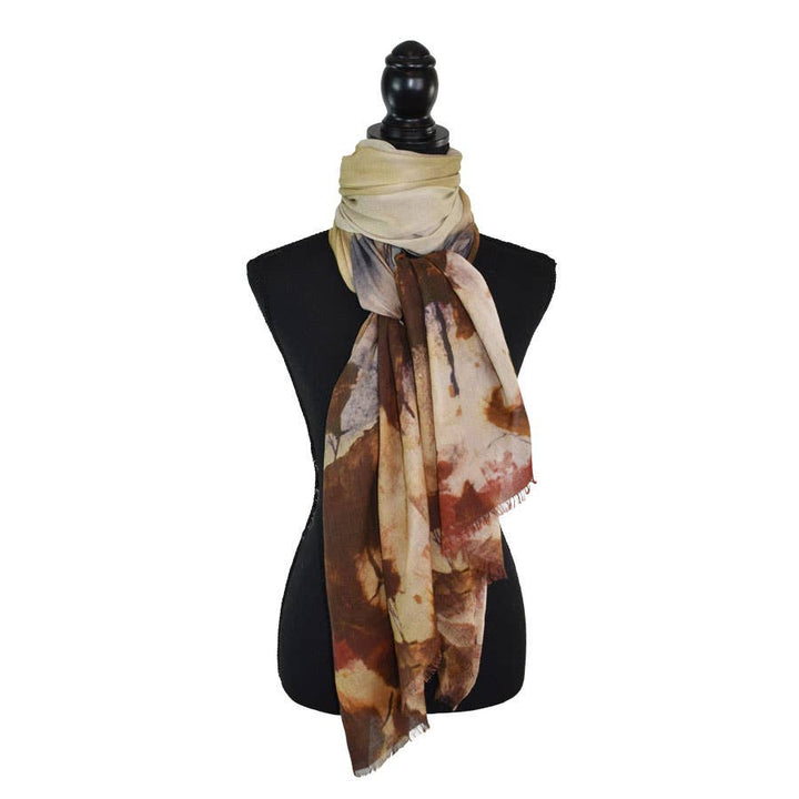 January Abstract Landscape Scarf