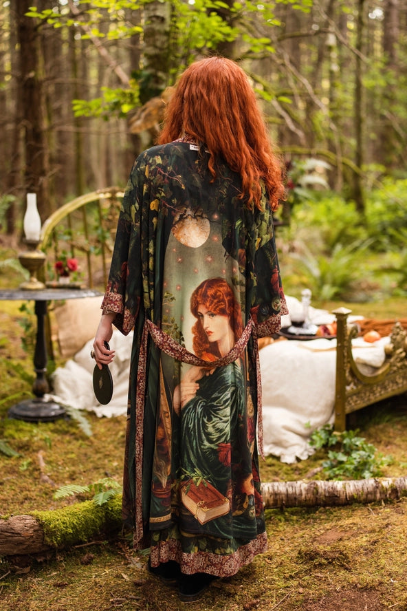 Solstice Opera Duster Kimono Robe ft. Persephone, Moon & Owl
