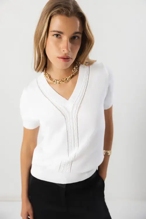 Structured Knit Sweater