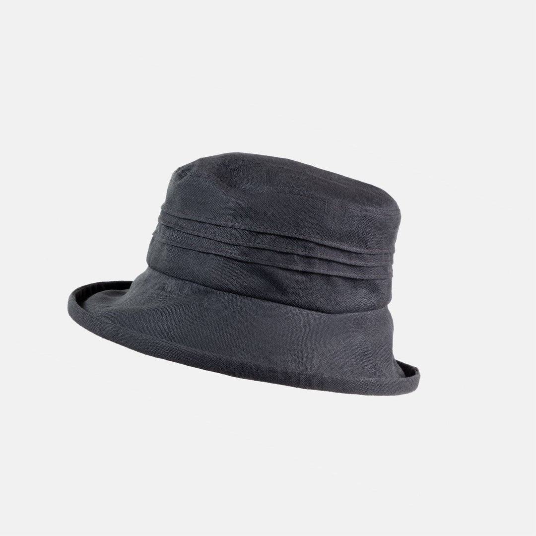 Small Brim, Packable Linen Sun Hat