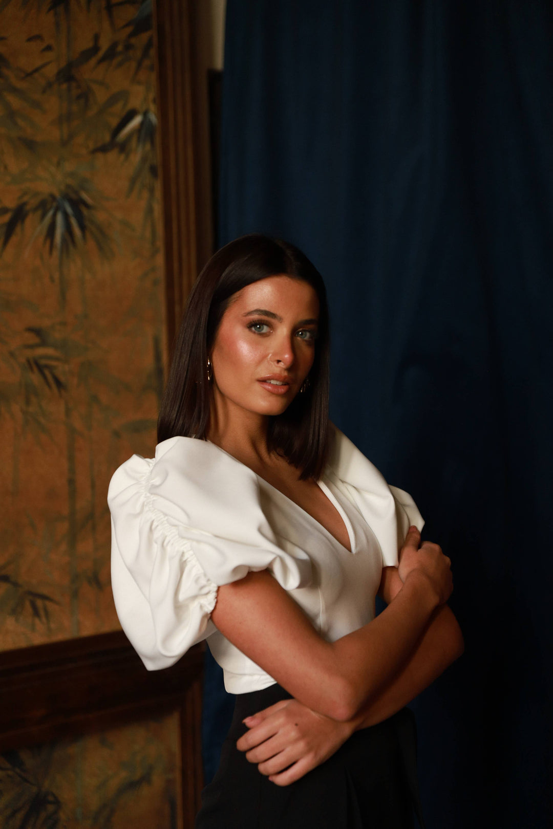 Top Promesa Puffed Sleeve Blouse