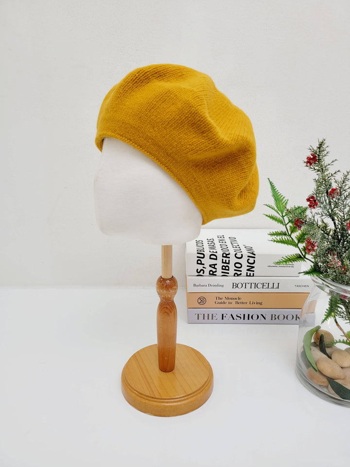 100%  Solid Wool French Beret