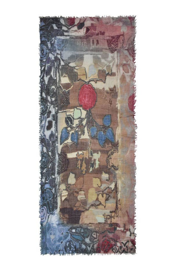 Atkinson Abstract Floral Scarf
