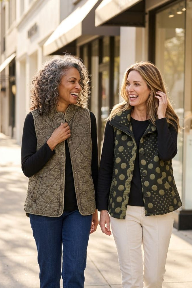 Quilted Cotton Windjammer Vest