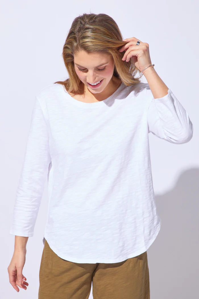 Cotton Slub High Lo Tee