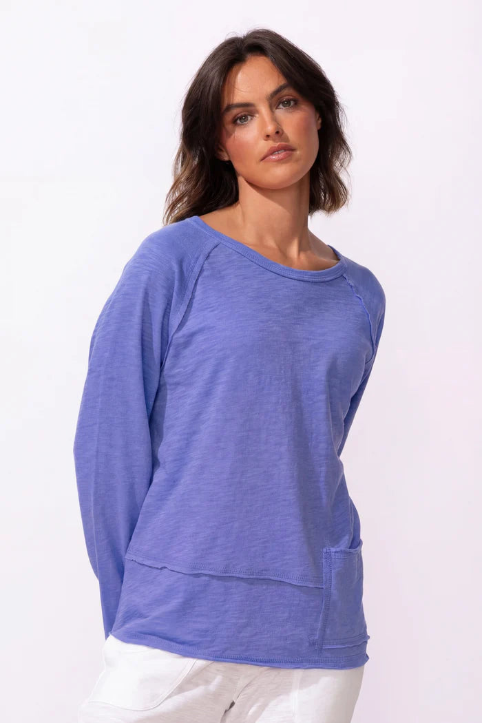 Cotton Slub Pocket Pullover