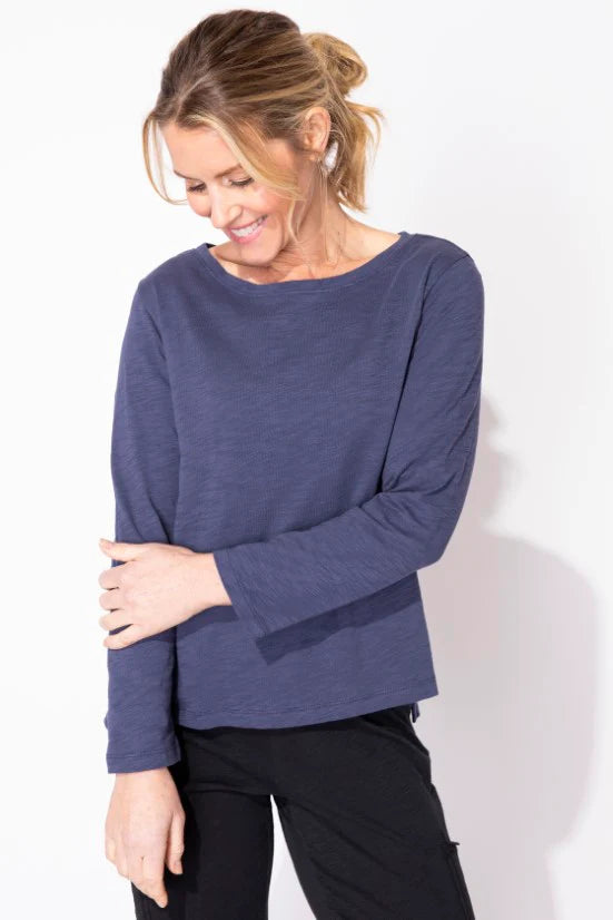 Cotton Slub Boxy Tee