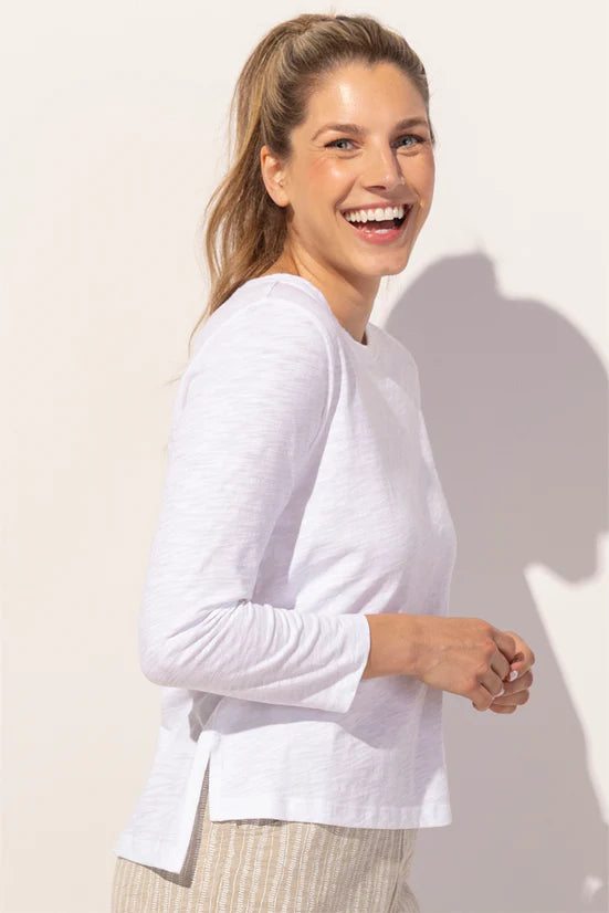 Cotton Slub Boxy Tee