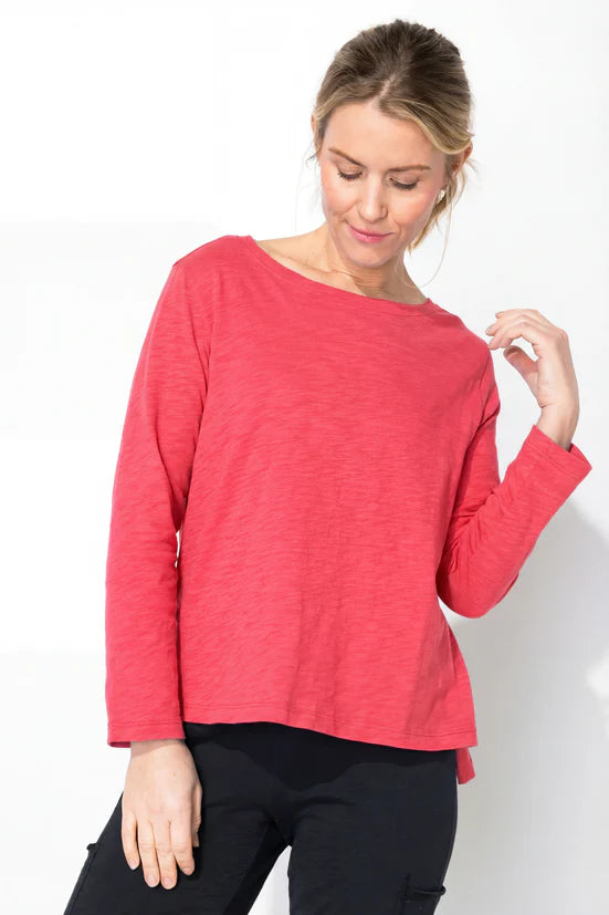 Cotton Slub Boxy Tee