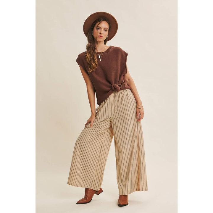 Endlessly Wearable Striped Corduroy Comfy Wide-Leg Pants