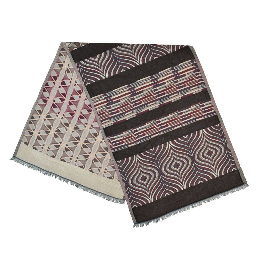 Slater Reversible Geo Scarf