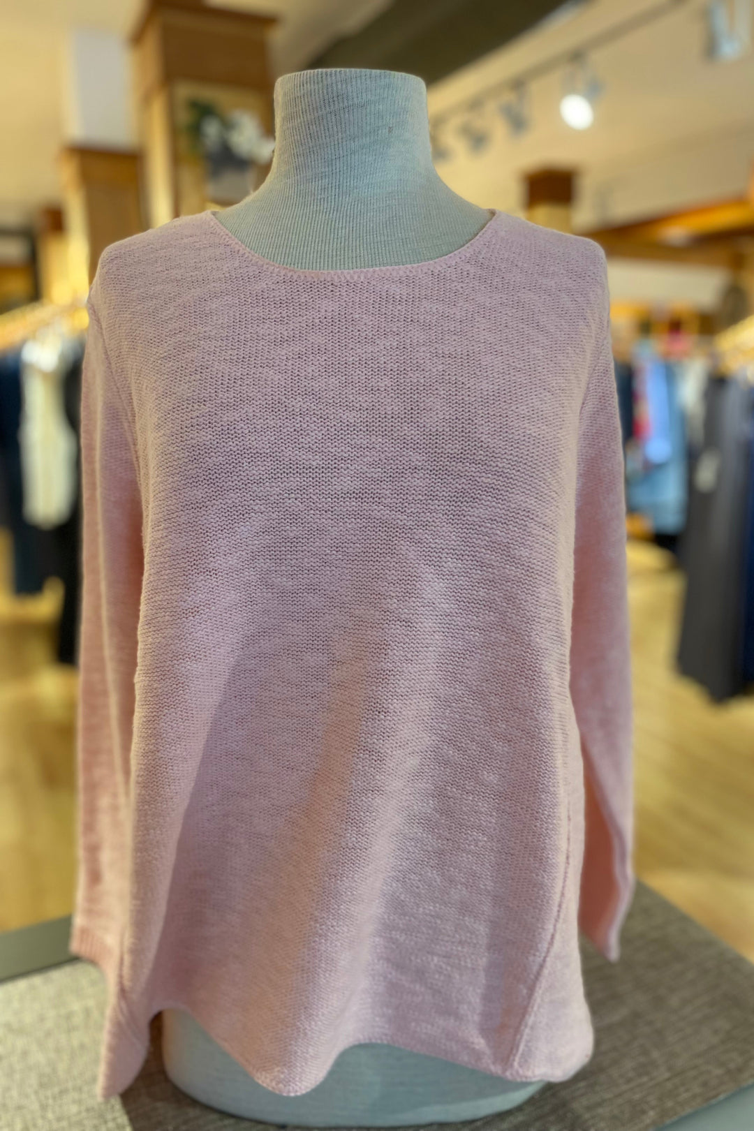The Ultimate Cotton Sweater - Hi Low Slub Crew