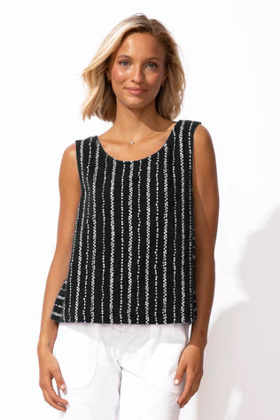 Driftwood Stripe Harborside Tank