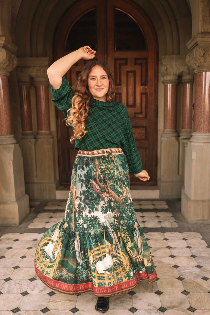 Wildheart Atelier Skirt w/ Pockets, Tassles & Unicorn