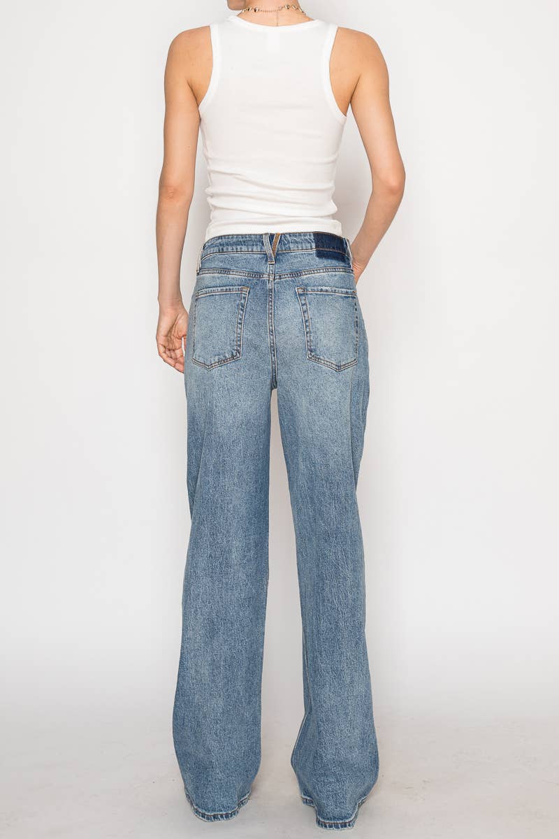 Blue By Artemis Slim Ultra High Rise 90's Straight Jeans