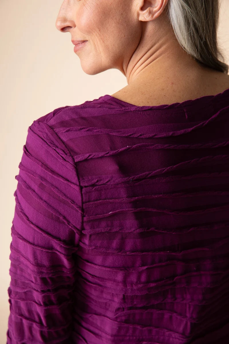 City Wave Skyline Wrap Top